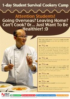 1-day Student Survival Cookery Camp